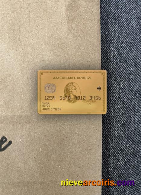 USA Texas 5Point Credit Union Bank AMEX Gold Card Photolook Front Preview
