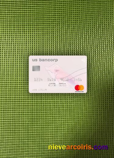 USA U.S. Bancorp Bank Mastercard Photolook Front Sample