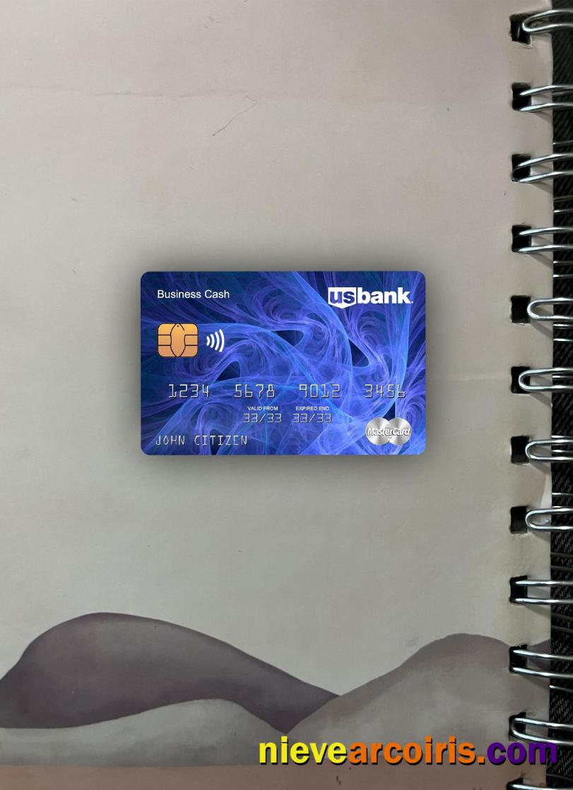 USA U.S. Bank Mastercard Photolook Front Template