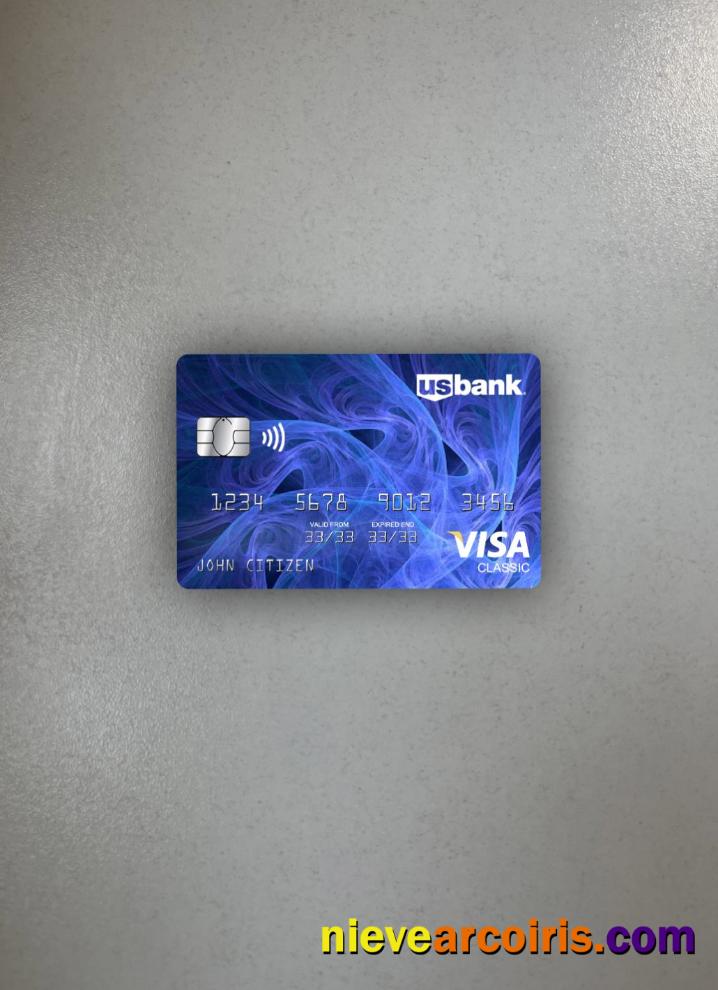 USA U.S. Bank Visa Classic Card Photolook Front Preview