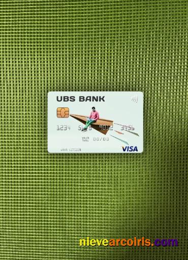 USA UBS Bank Visa Card Photolook Front Sample