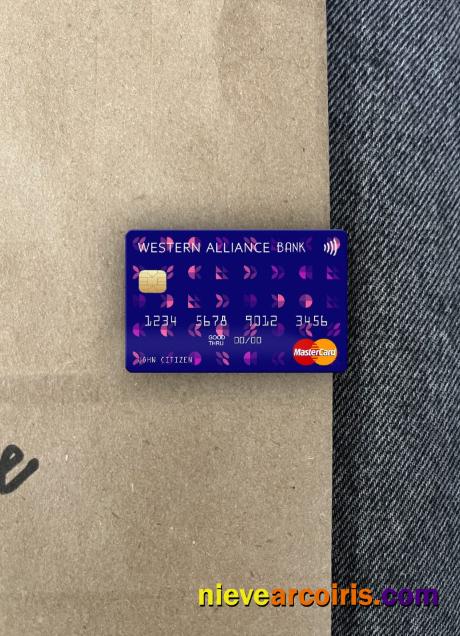 USA Western Alliance Bank Mastercard Photolook Front Photolook