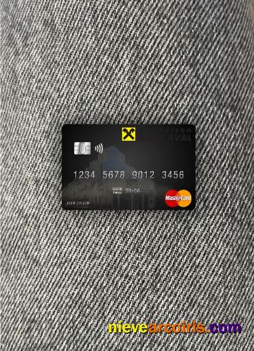 Ukraine Raiffeisen Bank Mastercard Photolook Front Preview