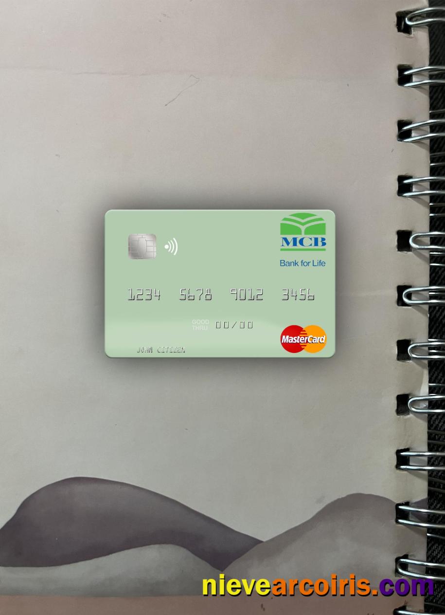 United Arab Emirates MCB Bank Mastercard Photolook Front Photolook
