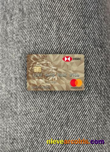 United Kingdom HSBC Gold Mastercard Credit Card Photolook Front Preview