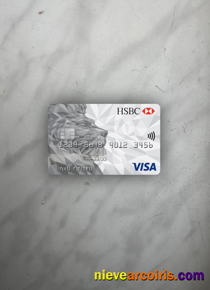 United Kingdom HSBC Visa Classic Card Photolook Front Photolook