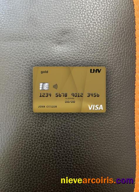 United Kingdom LHV Bank Visa Gold Photolook Front Photolook