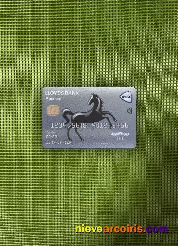 United Kingdom Lloyds American Express Platinum Card Photolook Front Preview