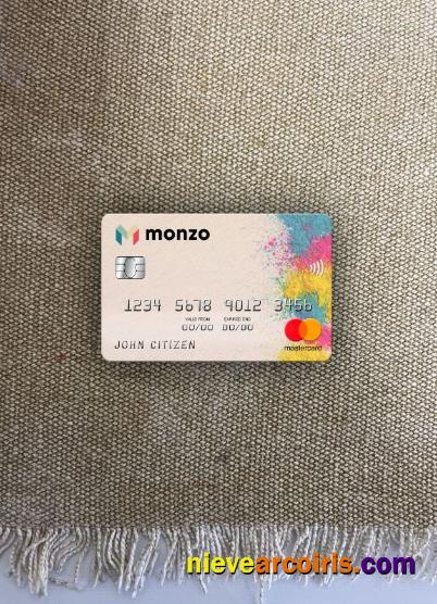 United Kingdom Monzo Bank Mastercard Photolook Front Photolook