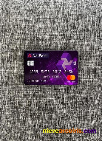 United Kingdom NatWest Bank Mastercard Photolook Front Preview