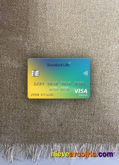 United Kingdom Standard Life Bank Visa Electron Card Photolook Front Sample