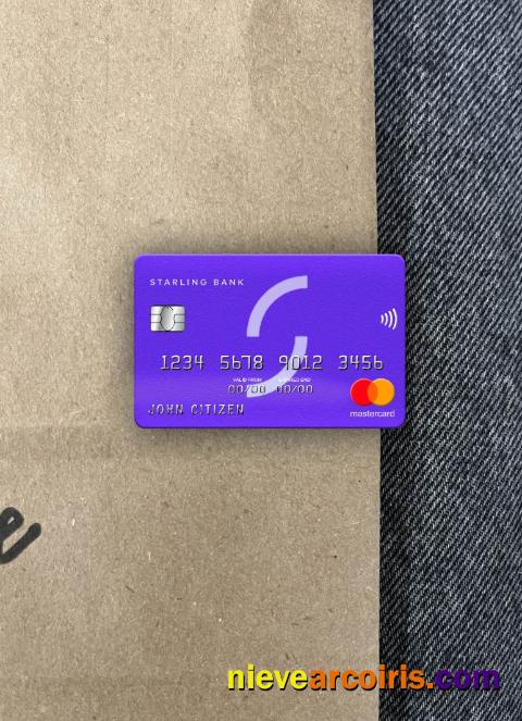 United Kingdom Starling Bank Mastercard Photolook Front Preview