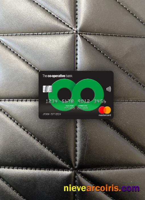 United Kingdom The Co Operative Bank Mastercard Photolook Front Template