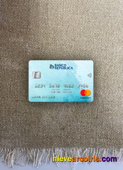 Uruguay Banco De La Republica Oriental Del Uruguay Bank Mastercard Photolook Front Preview