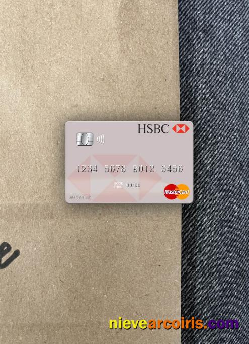 Uruguay HSBC Bank Mastercard Photolook Front Sample