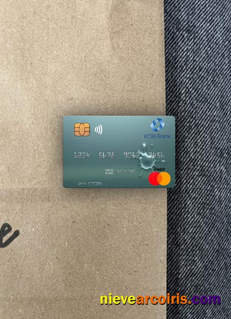 Uzbekistan KDB Bank Mastercard Photolook Front Sample