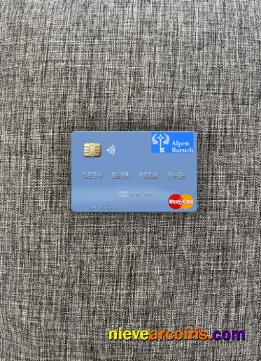 Vanuatu Alpen Baruch Bank Limited Mastercard Photolook Front Sample
