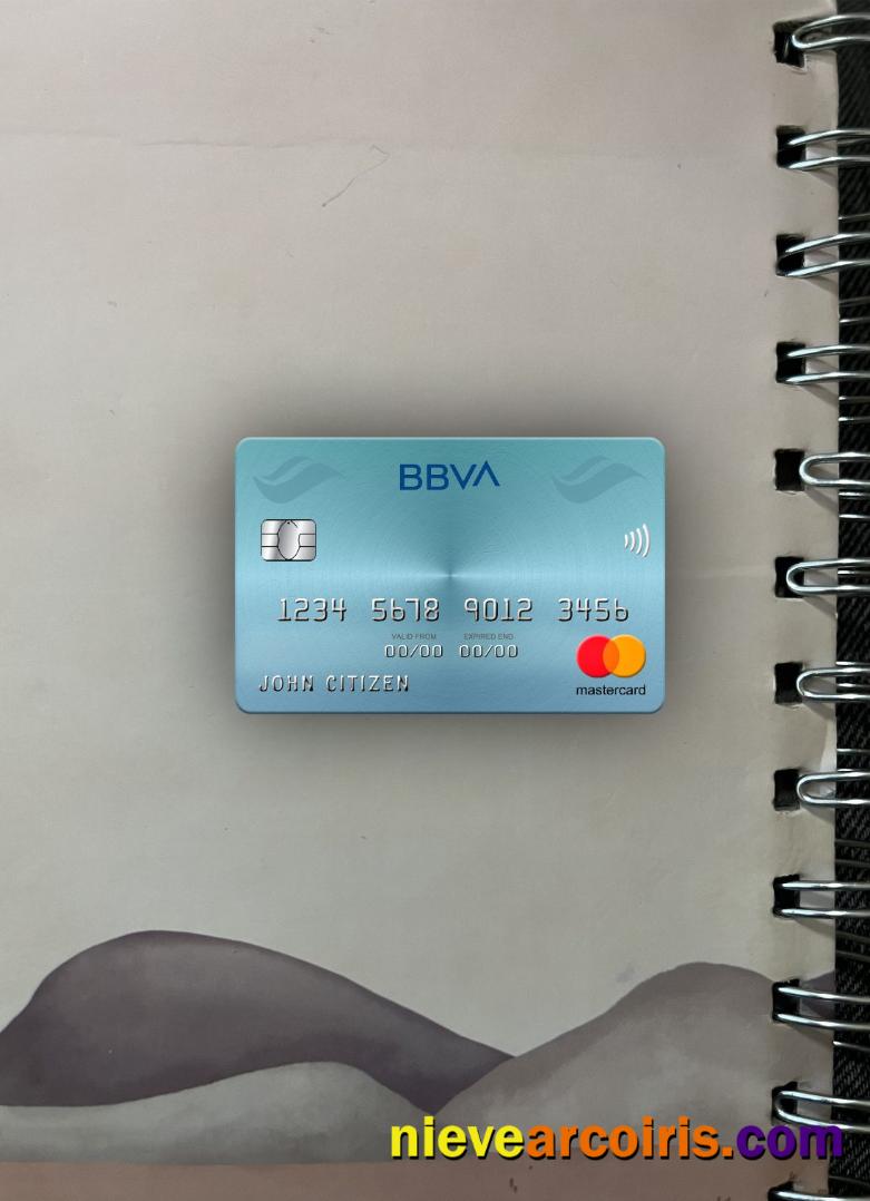 Venezuela BBVA Bank Mastercard Photolook Front Sample