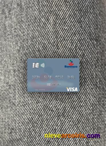 Venezuela Banesco Banco Universal Visa Card Photolook Front Preview