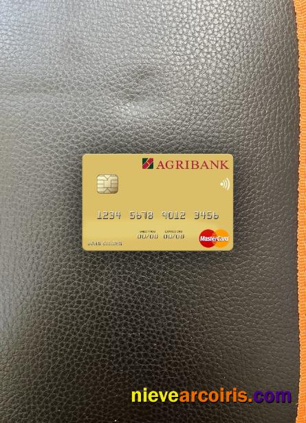 Vietnam Agribank Mastercard Photolook Front Preview