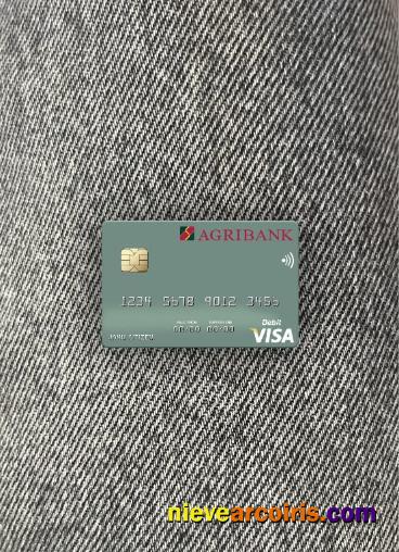 Vietnam Agribank Visa Debit Card Photolook Front Preview