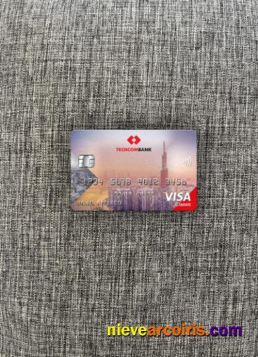 Vietnam Techcombank Visa Classic Card Photolook Front Preview