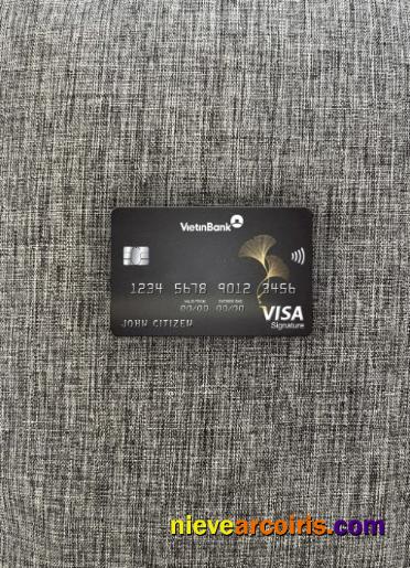 Vietnam Vietinbank Visa Signature Card Photolook Front Preview