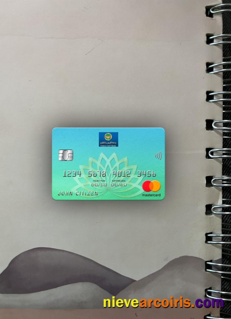 Yemen Gulf Bank Mastercard Photolook Front Preview
