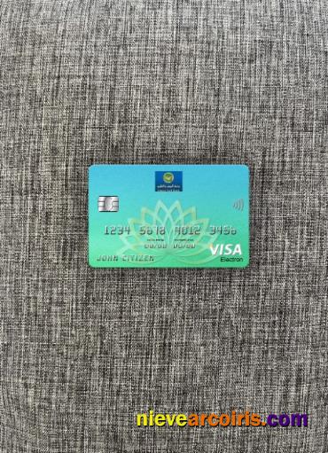 Yemen Gulf Bank Visa Electron Card Photolook Front Sample