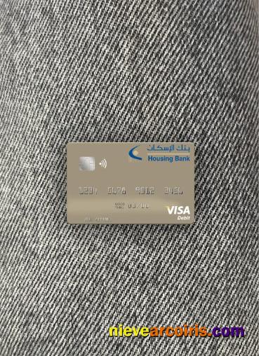 Yemen Housing Bank Visa Debit Card Front Photolook