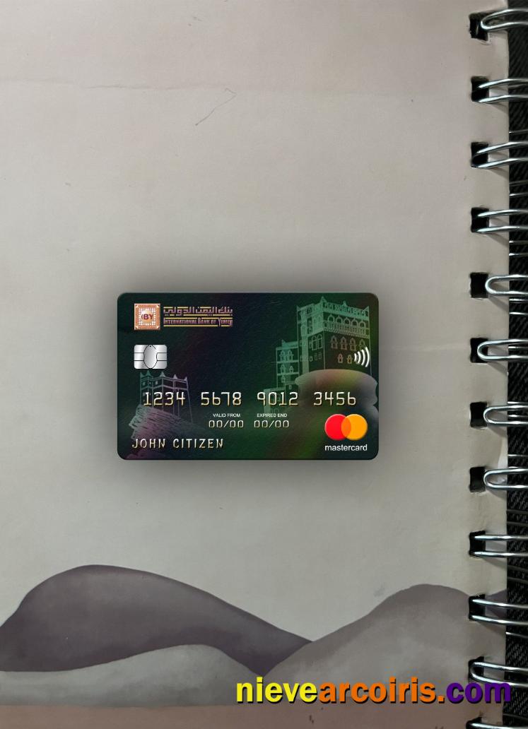 Yemen International Bank Mastercard Photolook Front Photolook