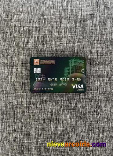 Yemen International Bank Visa Classic Card Photolook Front Preview