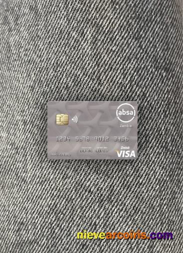 Zambia Absa Bank Zambia Plc Visa Debit Card Photolook Front Photolook