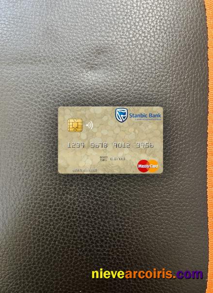 Zimbabwe Stanbic Bank Mastercard Photolook Front Sample