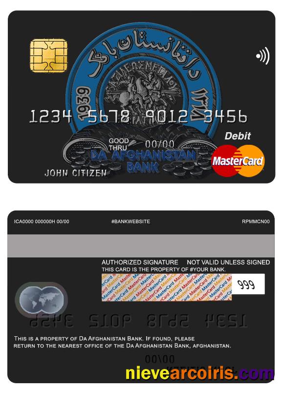 Afghanistan Da Bank Mastercard Preview