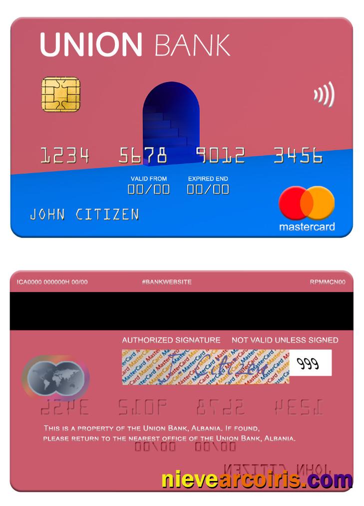 Albania Union Bank Mastercard Photolook