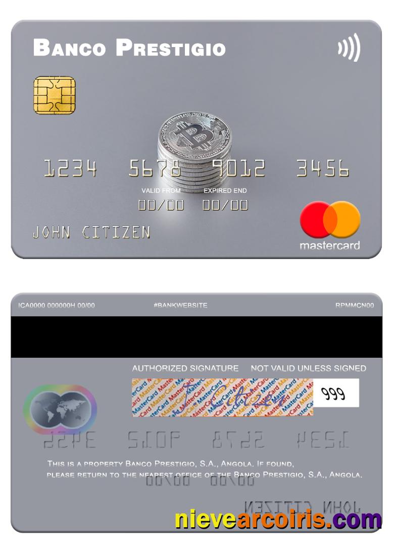 Angola Banco Prestigio, S.A. Mastercard Preview