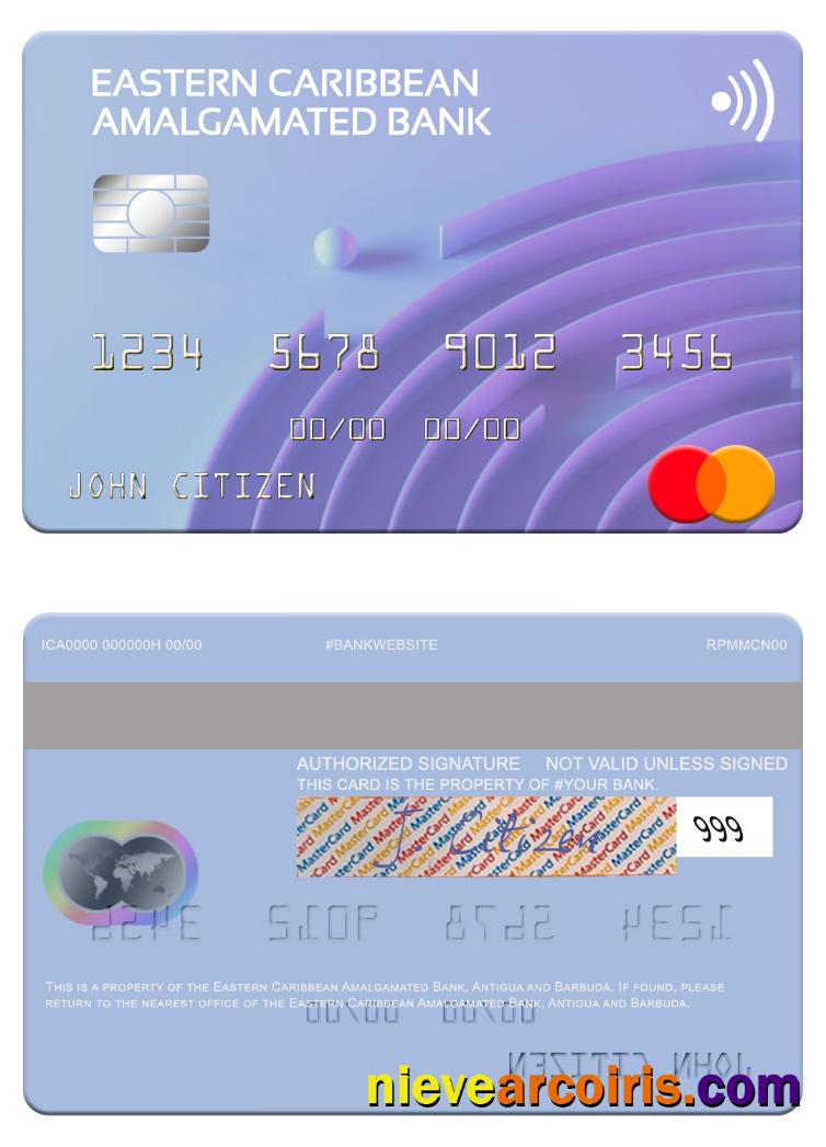 Antigua And Barbuda Eastern Caribbean Amalgamated Bank Mastercard Photolook