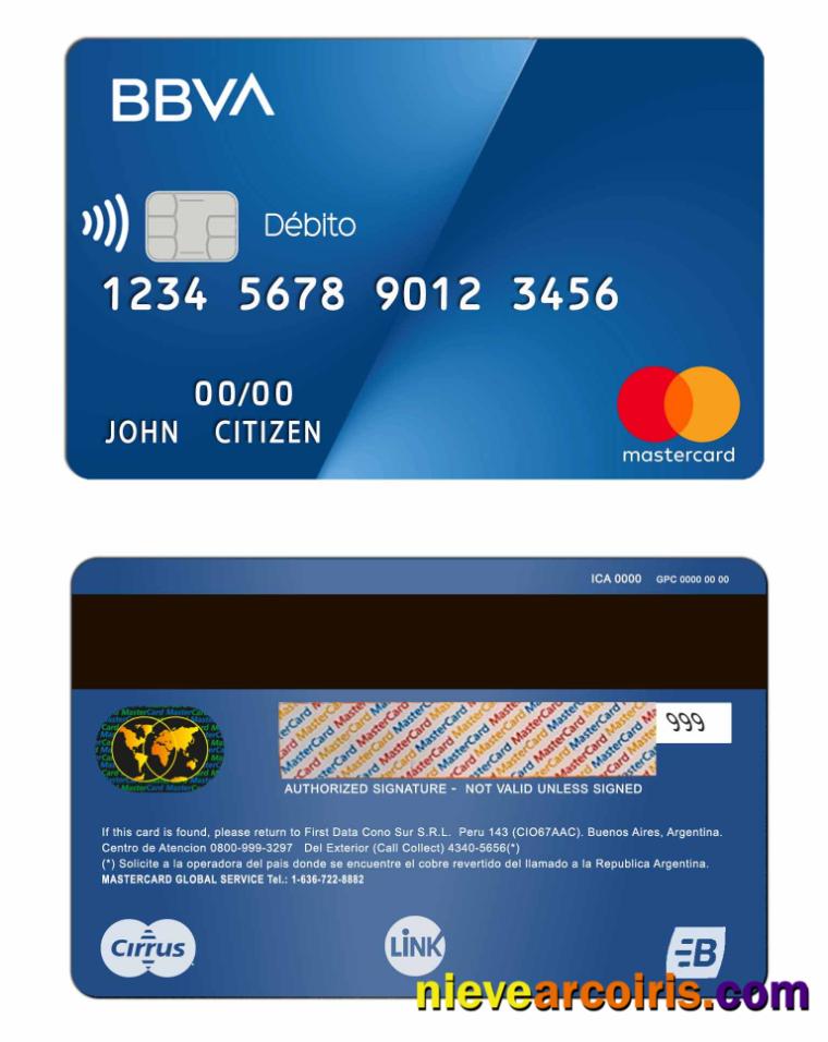 Argentina BBVA Bank Mastercard Preview
