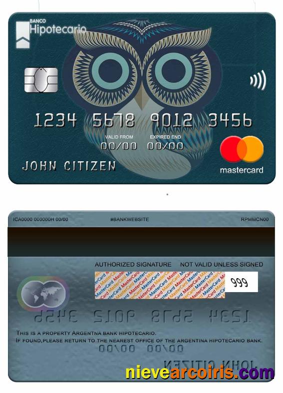 Argentina Hipotecario Bank Mastercard Preview