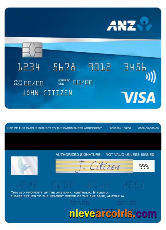 Australia ANZ Bank First Credit Visa Card Preview