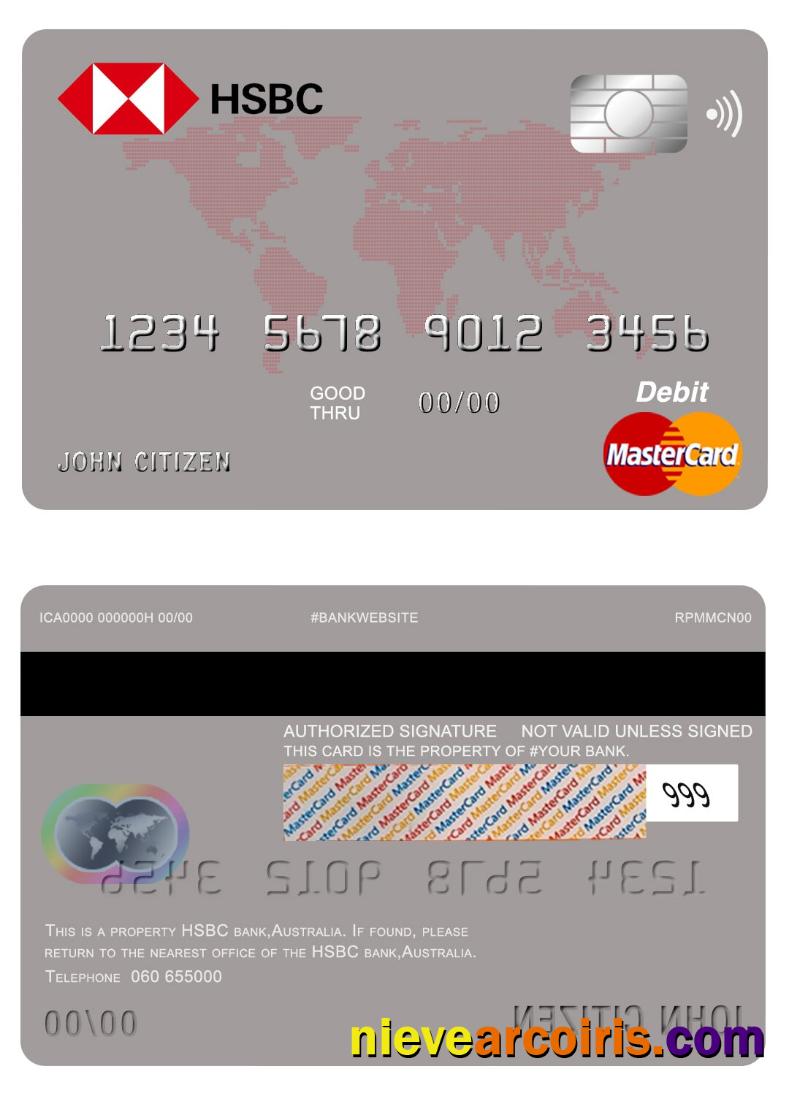 Australia HSBC Bank Mastercard Photolook