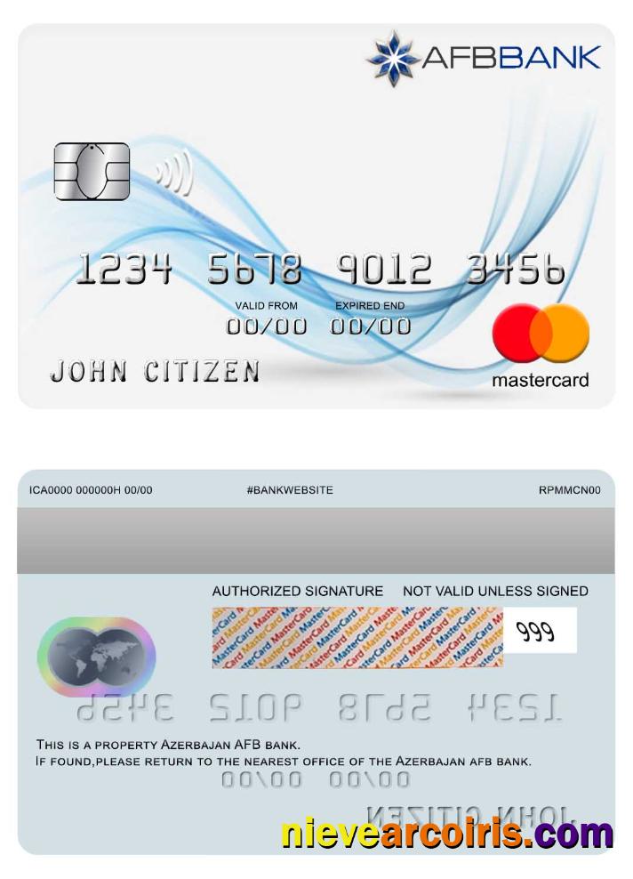 Azerbejan, AFB Bank, Mastercard Preview