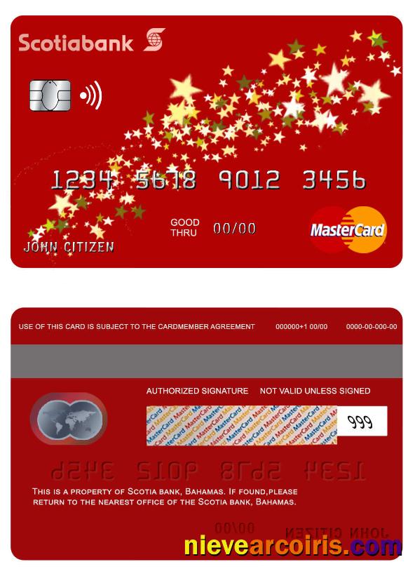 Bahamas Scotia Bank Mastercard Preview