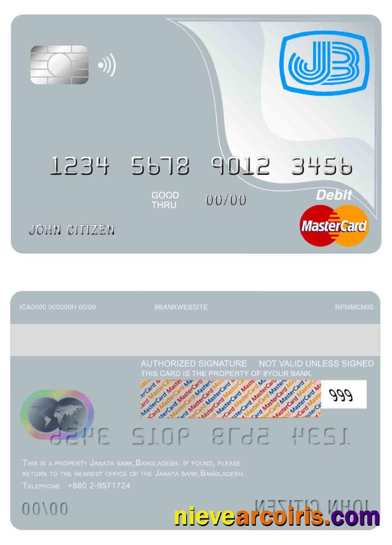 Bangladesh Janata Bank Mastercard Photolook