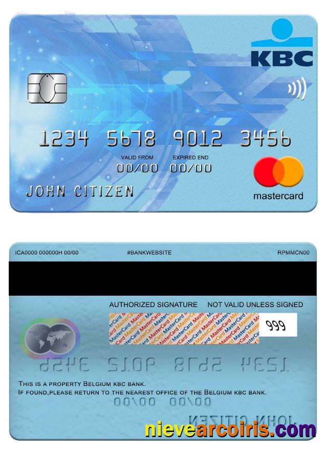 Belgium KBC Bank Mastercard Preview