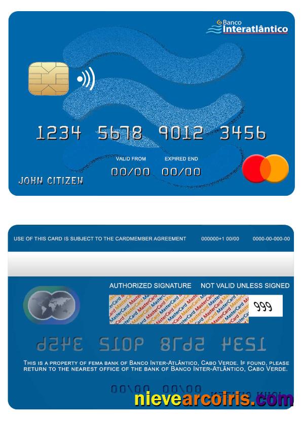 Cabo Verde Banco Inter Atlântico Bank Mastercard Photolook