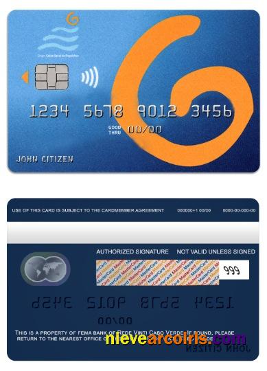 Cabo Verde Rede Vinti Bank Visa Card Preview