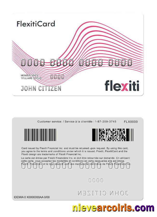 Canada Flexiti Card Preview