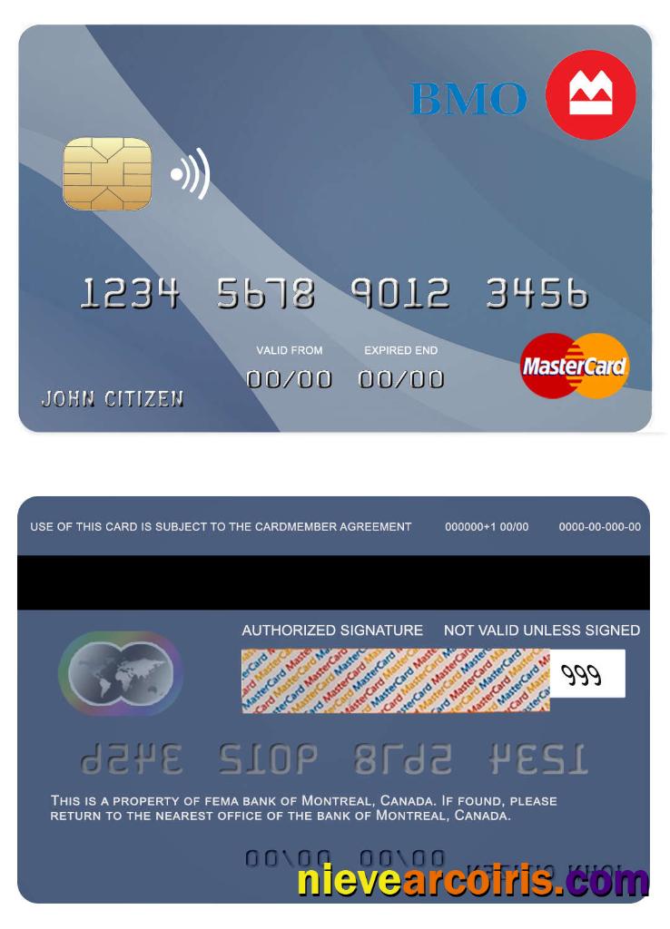 Canada Montreal Bank Mastercard Preview